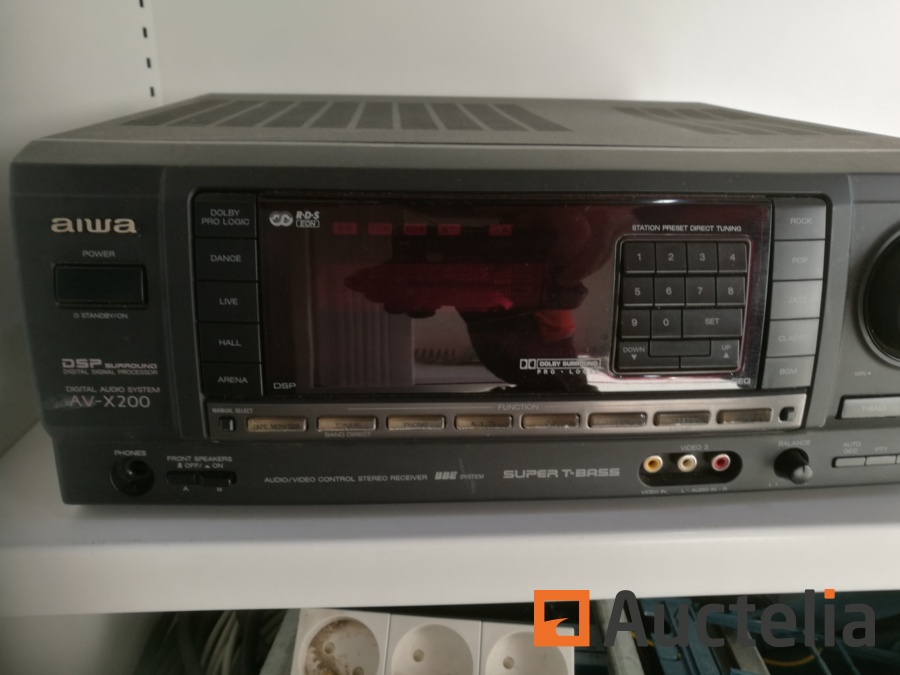 AIWA AV X200 Amplifier DSP Surround Stereo Receiver Super T Bass BBE