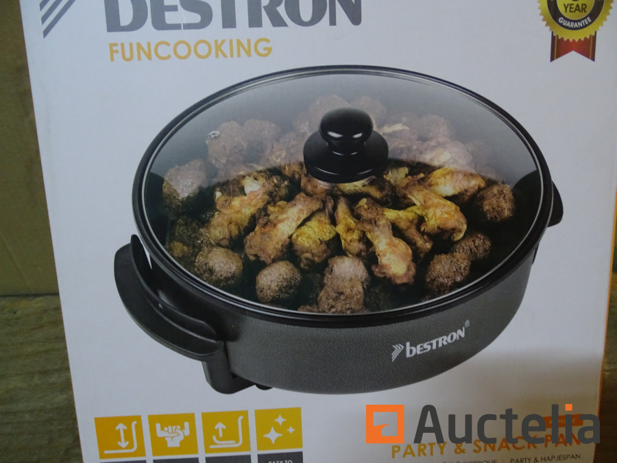 Bestron Bestron Casserole electrique de fete AHP1500Z 1500 W Gris