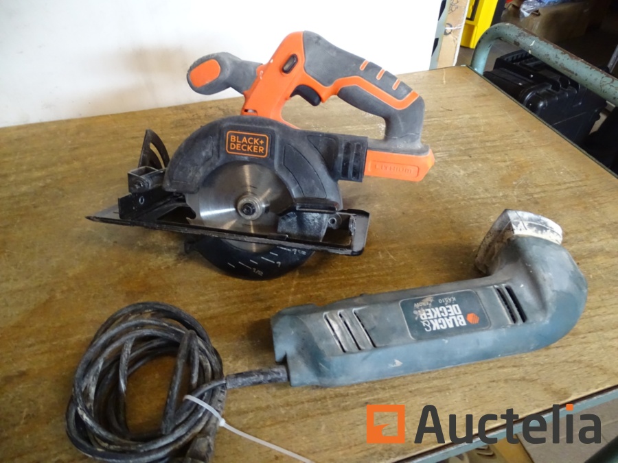 Circular saw 18V BLACK DECKER BDCCS18N triangular Belt sander BLACK DECKER KA510