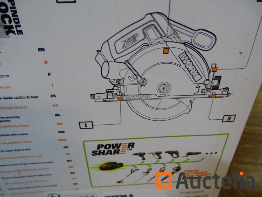 Circular saw WORX EXACTRACK WX530.9 cordless