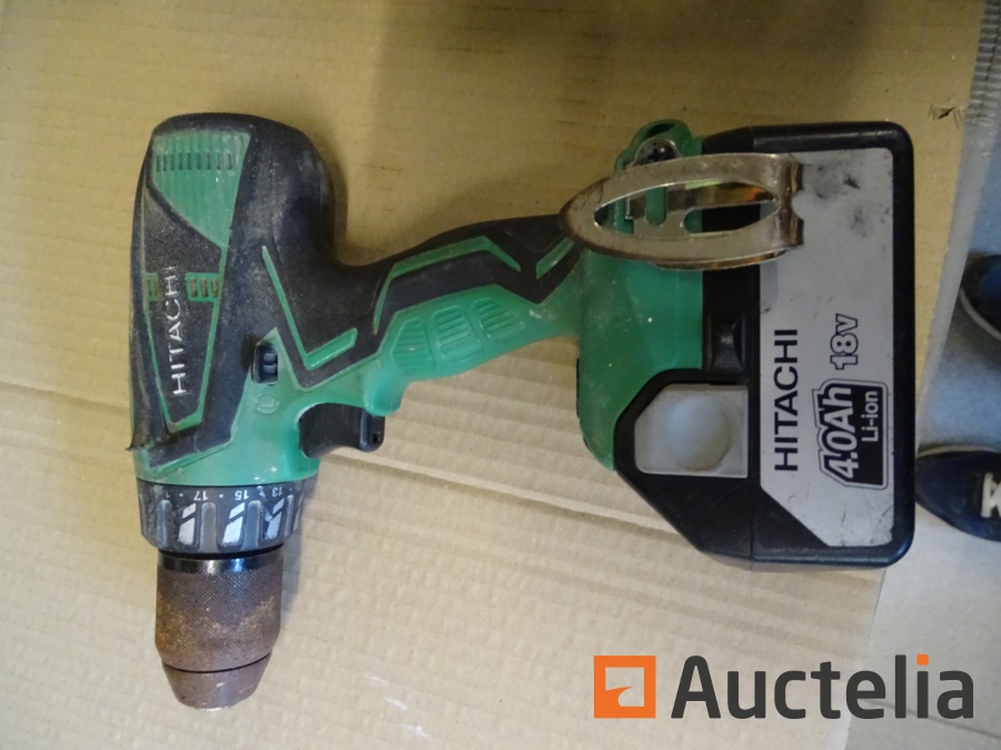 Screw driver 18V on Hitachi DV 18DBEL Battery Drill screwdriver