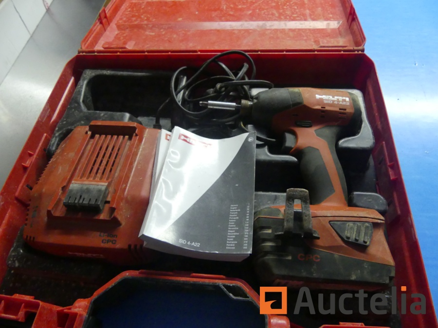 Screw driver on battery Hilti SID 4 A22 serial number