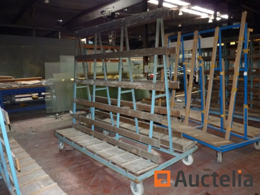 Storage Rack for glass sheets on wheels Other industries Glass & C