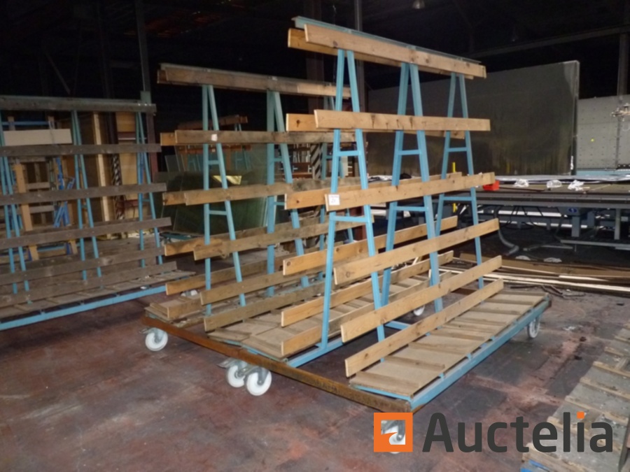 Storage Racks for glass sheets on wheels Other industries Glass