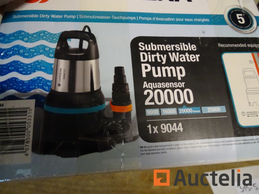 Submersible dirty water pump GARDENA Aquasensor 20000 - Quarry