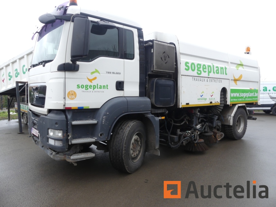 Bucher Schörling Cityfant 6000 Auf MAN TGS, Conrad Modelle 71212 Masstab 150