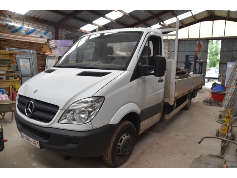 Camion plateau Mercedes SPRINTER 515CDI/R/5,0 (2009-213.845km) d ...