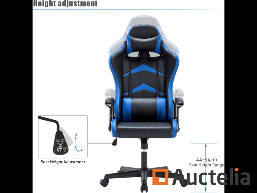 Chaise Gaming Ergonomique, Fauteuil de Bureau Pivotant - Autres indust 