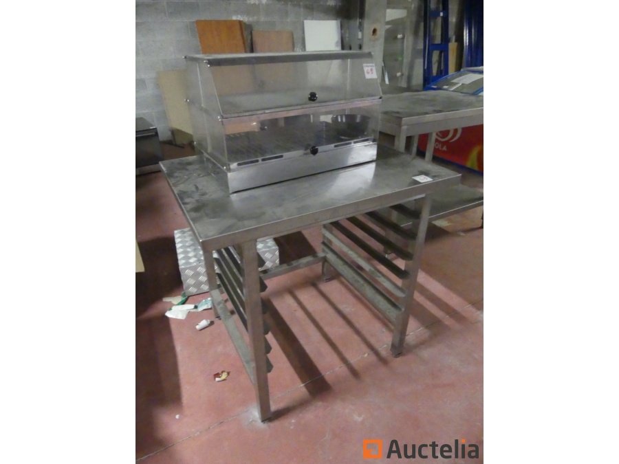 Gardechaud, table inox Roller Grill WC200 Horeca Tables de prépar