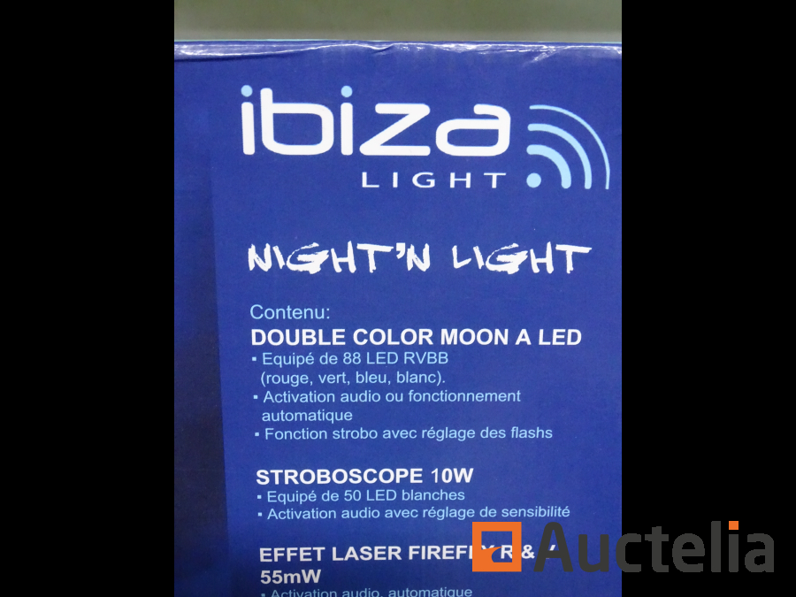 Pack 3 jeux de lumière à LED et Laser BOOST Night & Light - Commerces 