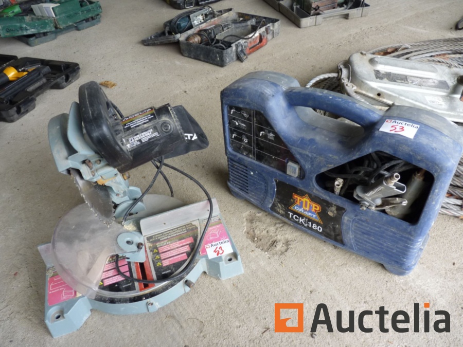 Scie à onglet Delta - Compresseur Top Craft TCK 180 - Autres matériels ...