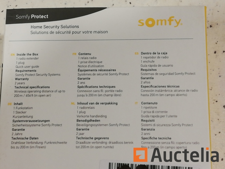 Somfy 2401497 - Home Alarm | Système d'Alarme Maison sans Fil Connecté |  Somfy Protect | Compatible avec Alexa, l'Assistant Google et TaHoma (switch)