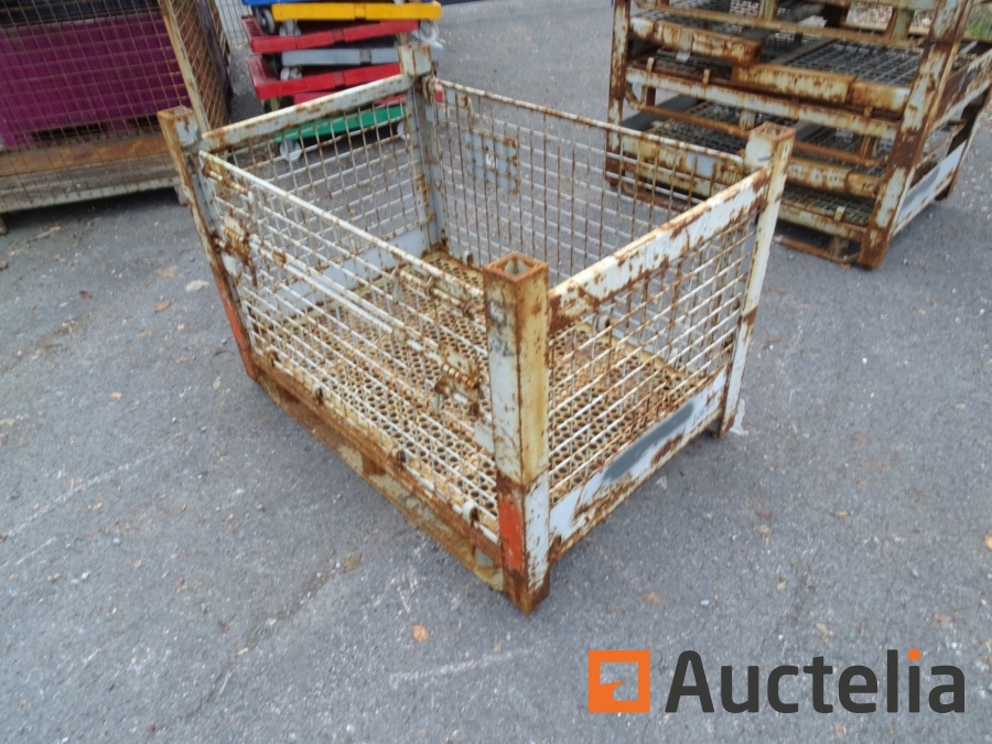 4 kratten Pallet vouwen scherm Logistiek Magazijninrichting